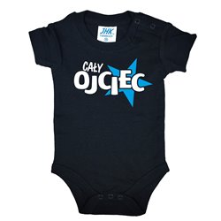 Body dla malucha - "Cały Ojciec"- krótki lub długi rękaw, różne kolory. 2