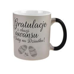 Kubek magiczny "Gratulacje dla Przyszłego Dziadka''.