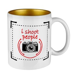 Kubek z perłowym środkiem specjalnie dla Fotografa.