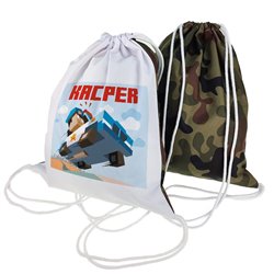 Super worko-plecak moro z imieniem - wzór Policja Minecraft.