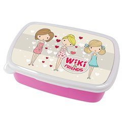 Pudełko na kanapki - śniadaniówka "Lalki" z imieniem Twojego dziecka.