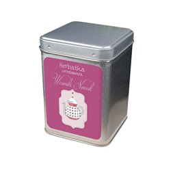 "Herbata urodzinowa" - wspaniały pomysł na prezent - personalizowana puszka na herbatę. 2