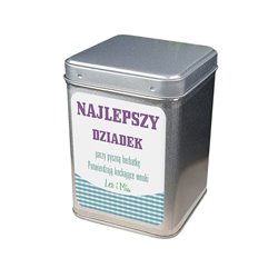 "Herbata dla dziadka" - wspaniały pomysł na prezent - personalizowana puszka na herbatę. 2