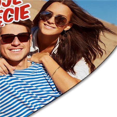 Podkładka pod myszkę w kształcie serca z Twoim zdjęciem, grafiką lub tekstem.