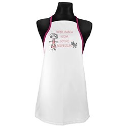 Fartuch (fartuszek) kuchenny "Super Babcia".