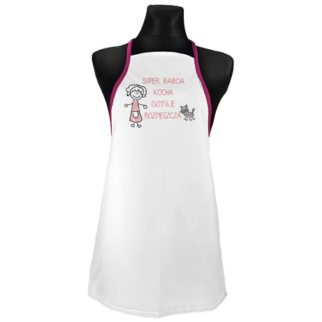 Fartuch (fartuszek) kuchenny "Super Babcia".