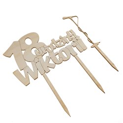 Topper na tort na urodziny - z imieniem solenizanta- dla miłośnika muzyki z mikrofonem. 2