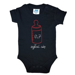 Body dla maluszka z napisem - 0,7 zgłoś się. 2