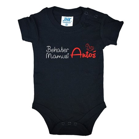 Body dla maluszka z napisem - Bohater Mamusi z imieniem dziecka.
