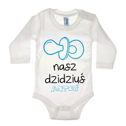 Body dla maluszka z napisem - Nasz dzidziuś z imieniem. 2