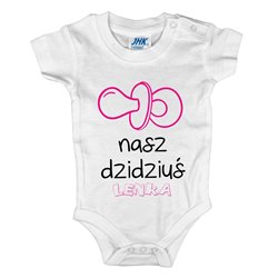 Body dla maluszka z napisem - Nasz dzidziuś z imieniem. 2