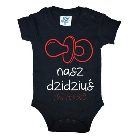 Body dla maluszka z napisem - Nasz dzidziuś z imieniem.