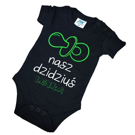 Body dla maluszka z napisem - Nasz dzidziuś z imieniem.