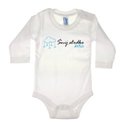 Body dla maluszka z napisem - Śnij słodko z imieniem.