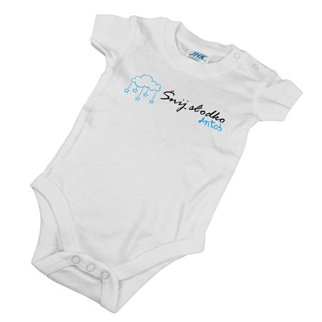 Body dla maluszka z napisem - Śnij słodko z imieniem.