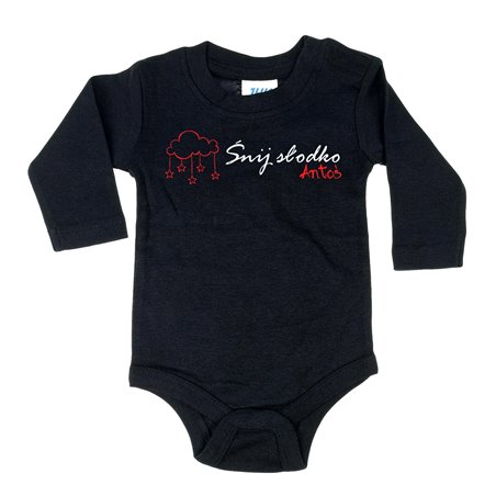 Body dla maluszka z napisem - Śnij słodko z imieniem.