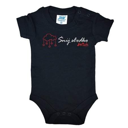 Body dla maluszka z napisem - Śnij słodko z imieniem.