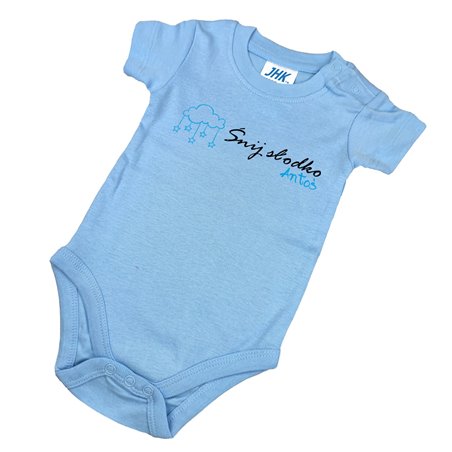 Body dla maluszka z napisem - Śnij słodko z imieniem.