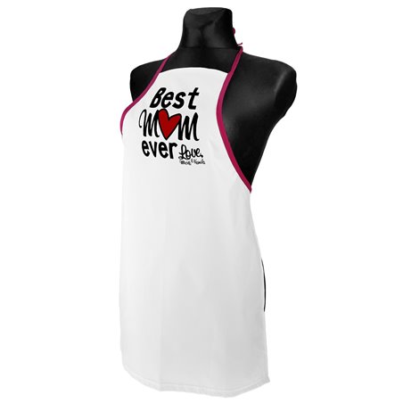 Fartuch (fartuszek) kuchenny "Best mum ever".