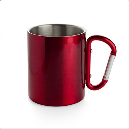 Kubek z karabinkiem - Kocha góry jak mało który- podaj imię.