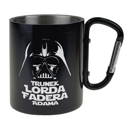 Kubek z karabinkiem - Lord Fader- podaj imię taty.