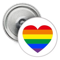 Magnes (okrągły, plastikowy) dla reprezentantów społeczności LGBT.