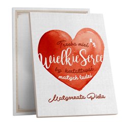 Obraz na płótnie canvas dla Nauczyciela, personalizacja 30 x 40cm.