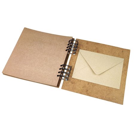 Album korkowy ( Scrapbook) do zdjęć na spirali 20,2 x 20,2 cm.