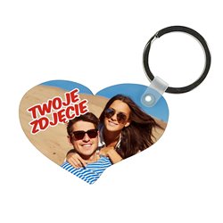 Komplet breloków serca dla zakochanych na Walentynki, rocznicę z Twoim zdjęciem. 2