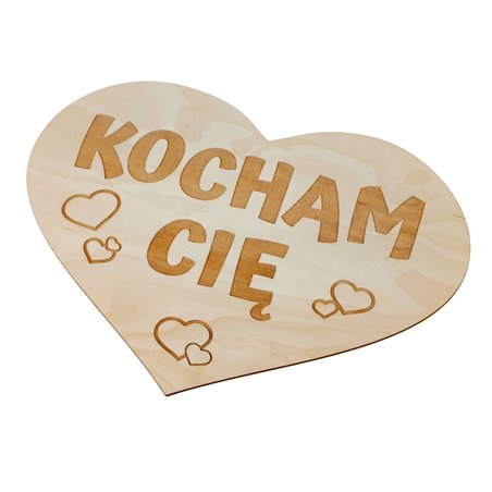 Tabliczka do sesji zdjęciowych- Kocham Cię.