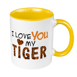 Kubek 330 ml kolorowy "I love You My Tiger".