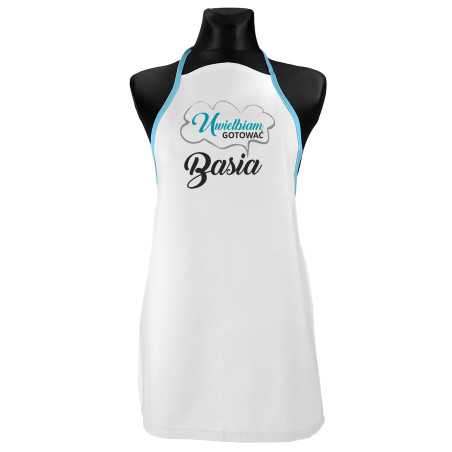 Fartuszek "Uwielbiam gotować" - podaj imię.