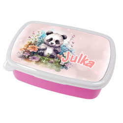 Pudełko na kanapki - śniadaniówka "Panda na łące" z...