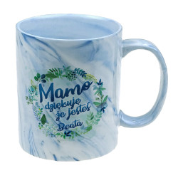 Kubek marmurek specjalnie dla mamy- Dziękuję, że jesteś-...