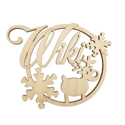 Eko bombki na choinkę z imieniem - różne wzory. 2