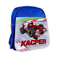 Plecak dla przedszkolaka - Wyścigówka z imieniem. 2