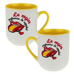 Kubek kawowy dla nauczycielki hiszpańskiego.
