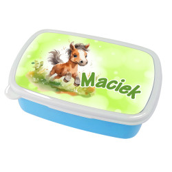 Pudełko na kanapki - śniadaniówka "Źrebak" z imieniem...