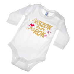 Body dla dziewczynki na roczek - krótki lub długi rękaw -...