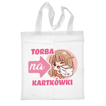 Super torba na zakupy z długimi uszami -  " Torba na kartkówki"- kolorowa.