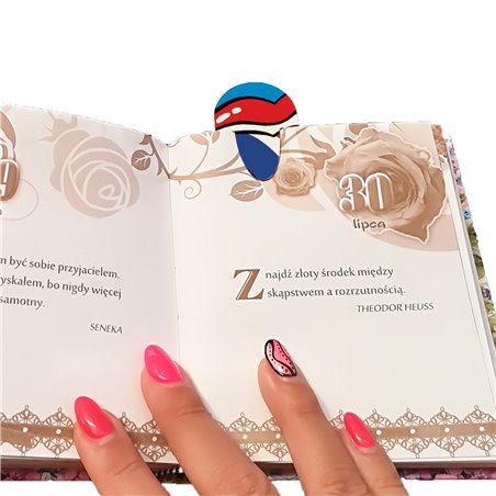 Zakładka do książki dla nauczyciela francuskiego.