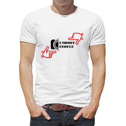 Koszulka dla fotografa z napisem - I shoot people-...