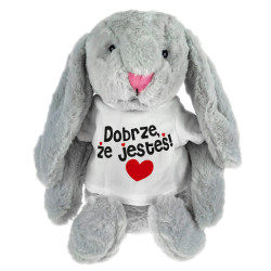 Królik "Dobrze, że jesteś" - maskotka ok. 39 cm.