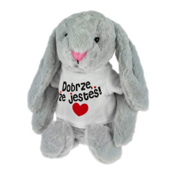 Królik "Dobrze, że jesteś" - maskotka ok. 39 cm. 2