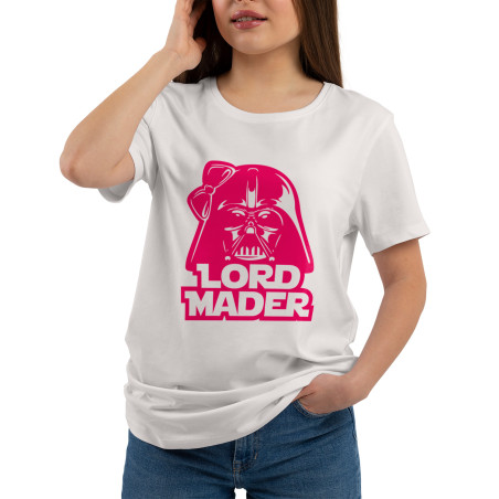 Koszulka damska specjalnie dla mamy z napisem "Lord mader" dla miłośniczek Gwiezdnych Wojen.