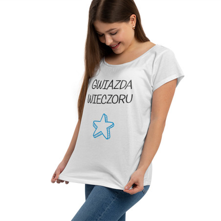 Koszulka (nietoperz) damska "Gwiazda wieczoru".