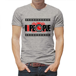 Koszulka dla Fotografa - "I shoot people" - wzór z kliszą