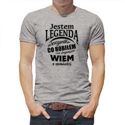 Śmieszna koszulka dla mężczyzny - Jestem legendą.