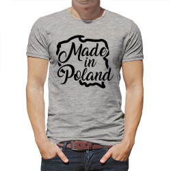 Koszulka unisex z napisem "Made in Poland".