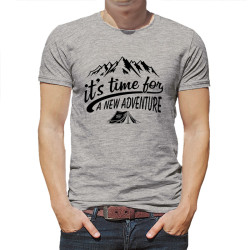 Koszulka dla miłośnika górskich wycieczek "It's time".